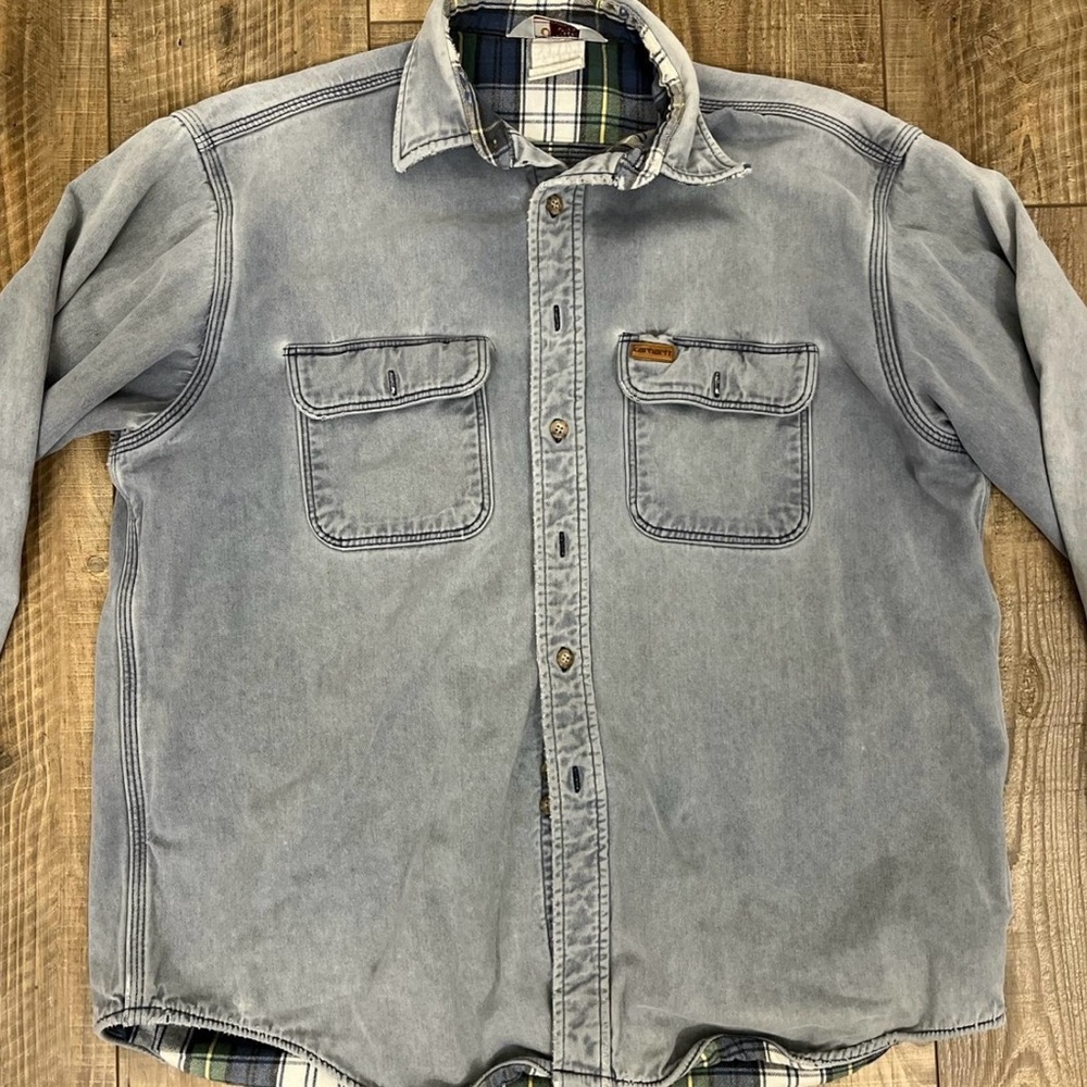 Vintage Carhartt insulated shirt jacket